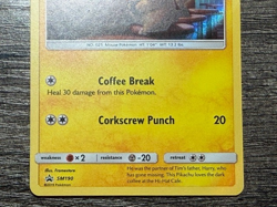 POKEMON CARD HOLO DETECTIVE PIKACHU SM190 PROMO 2019 LP - Image 3