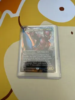 MTG Sensational Spider-Man Full Art English SPE SPIDERMAN NON FOIL FULL ART - Image 1