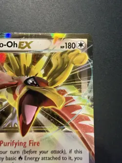 LP Ho-Oh EX 92/122 XY Breakpoint Ultra Rare Pokemon card English - Image 5
