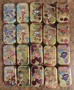Empty Pokemon 151 Mini Tin Lot Of 20 - Coins And Art (NO PACKS) - Image 1