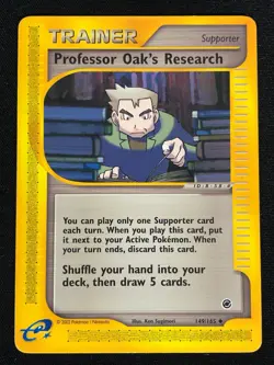 Pokemon Professor Oak's Research 149/165 Common (LP) - Image 1