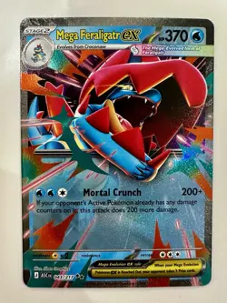 Pokemon MEGA FERALIGATR EX 043/217 - Ascended Heroes - ULTRA RARE HOLO - MINT - Image 1