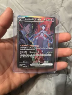 Pokemon TCG Team Rockets Mewtwo EX Special Illustration Destined Rivals - Image 1
