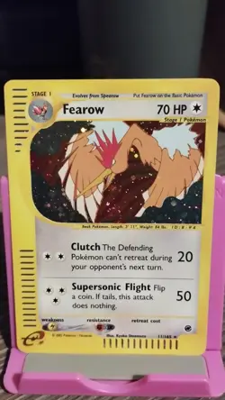 Pokemon Fearow 11/165 Expedition Base Set Holo Rare lightly played - Image 1