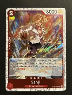 One Piece Premium Booster PRB02 (ENG) - Sanji - Pirate Foil - ST21-003 NM - Image 1