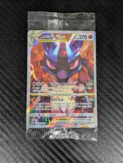 Pokemon Card 2023 SEALED LUCARIO VSTAR Black Star Promo SWSH291 Crown Zenith - Image 1