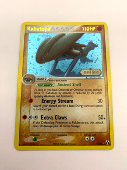 Pokemon Card - Reverse-Holo Kabutops 7/92 EX Legend Maker *MP* Rare - Image 1