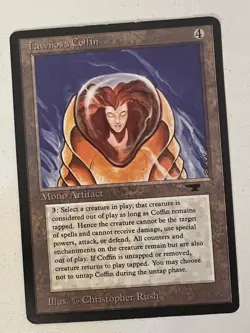 Magic the Gathering MTG Antiquities Tawnos's Coffin LP (Beta Bob) - Image 1