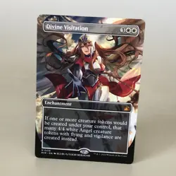 MTG Divine Visitation - Anime Borderless - RVR NM - Image 1