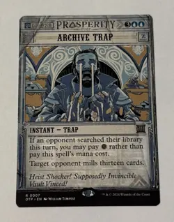 MTG Archive Trap - Outlaws of Thunder Junction: Breaking News LP - Image 1