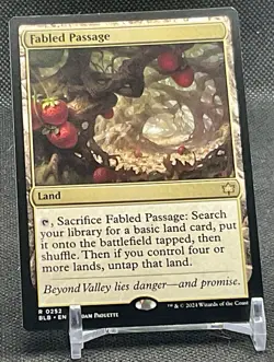 MTG Fabled Passage 0252 Bloomburrow (BLB) Regular Rare Land - Image 1