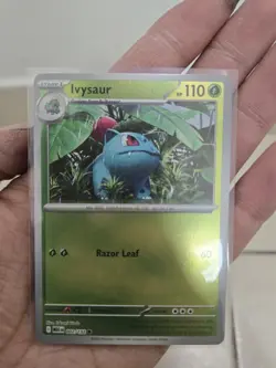 Pokemon Ivysaur #002/132 English Mega Evolution Reverse Holo - Image 3