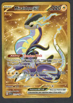 Pokemon Miraidon ex SV01: Scarlet & Violet Base Set #253/198 NM - Image 1