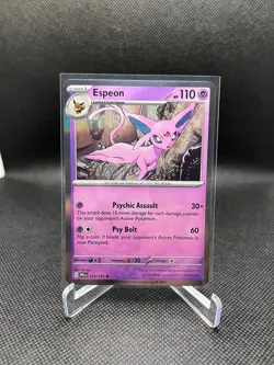 Pokemon Prismatic Evolutions Scarlet and Violet Espeon Holo 033/131 - Image 1