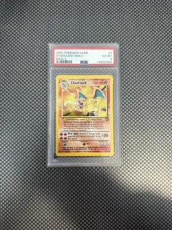 2000 POKEMON GAME BASE II #4 CHARIZARD-HOLO PSA 6 - Image 1