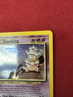 Slowking 14/111 Holo Foil Rare Pokemon TCG Neo Genesis Swirl - Image 2