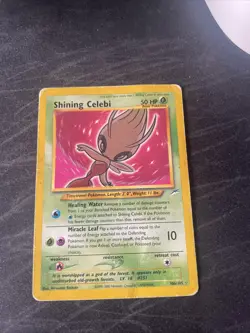 Pokemon TCG Shining Celebi Neo Destiny Holo Card 106/105 - Image 1