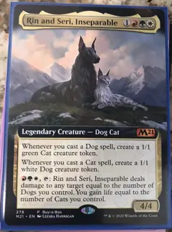 Rin and Seri, Inseparable ~ MTG ~ Core Set 2021 ~ Mythic Rare (NM/M) extended - Image 1