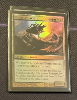 Foil Novablast Wurm NM+ Worldwake - Image 1
