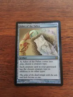 1x Ashes of the Fallen - Foil Near Mint English Saviors of Kamigawa MTG Mag - Image 1