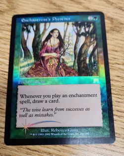 Magic The Gathering MTG Onslaught Enchantress's Presence FOIL LP - Image 1