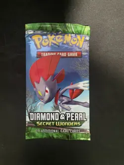 Pokemon Booster Pack Secret Wonders D & P Weavile Art Sealed 2007 English - Image 1
