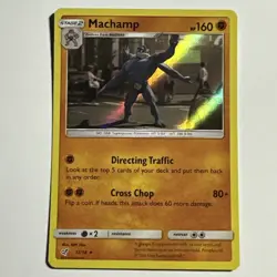 Machamp 13/18 Rare Holo Card Detective Pikachu 2019 Pokemon TCG LP - Image 1