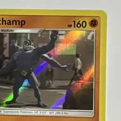 Machamp 13/18 Rare Holo Card Detective Pikachu 2019 Pokemon TCG LP - Image 4