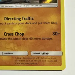Machamp 13/18 Rare Holo Card Detective Pikachu 2019 Pokemon TCG LP - Image 5