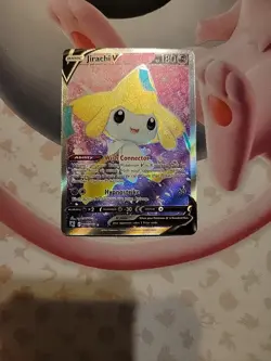 Pokemon Jirachi v TCG Full Art Holo Card Sword & Shield Astral Radiance 170/189 - Image 1