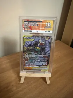ACE 10 Marshadow & Machamp GX 067/173 - Tag Team GX All Stars - Japanese Pokemon - Image 1