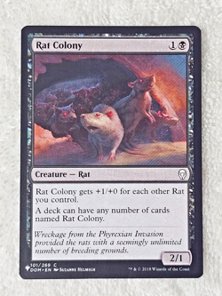 MTG Rat Colony - The List Dominaria #101 Magic the Gathering Card NM - Image 2