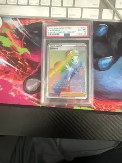2022 POKEMON SWORD & SHIELD SILVER TEMPEST SECRET #207 FULL ART/SERENA PSA 10 - Image 1