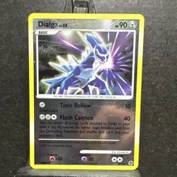 Dialga Reverse Foil Pokemon Diamond & Pearl Great Encounters #16 2008 Light Play - Image 1