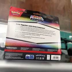 Pokemon TCG Scarlet Violet Prismatic Evolutions Tech Sticker Collection Glaceon - Image 2