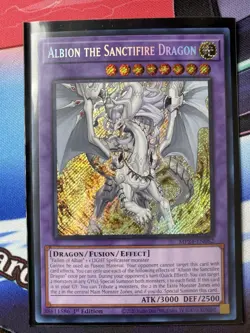 Albion The Sanctifire Dragon MP24-EN082 *SECRET RARE MISPRINT* NM 1st Ed YuGiOh! - Image 1