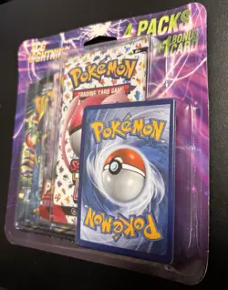 Pokemon TCG Lightning Set 4 Packs + 1 Bonus Card New Sealed Cosmic Eclipse 151 - Image 3