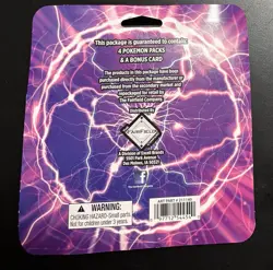 Pokemon TCG Lightning Set 4 Packs + 1 Bonus Card New Sealed Cosmic Eclipse 151 - Image 4