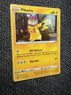 Pikachu SWSH234 Sword & Shield Black Star Promo Holo Stamped Pokemon Card NM - Image 1
