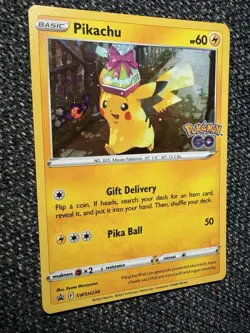 Pikachu SWSH234 Sword & Shield Black Star Promo Holo Stamped Pokemon Card NM - Image 2