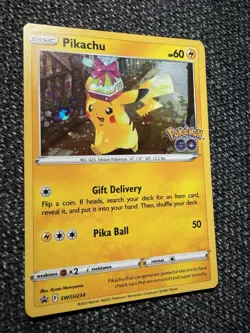 Pikachu SWSH234 Sword & Shield Black Star Promo Holo Stamped Pokemon Card NM - Image 3