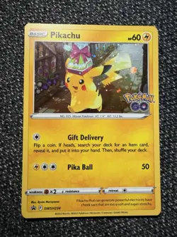 Pikachu SWSH234 Sword & Shield Black Star Promo Holo Stamped Pokemon Card NM - Image 4
