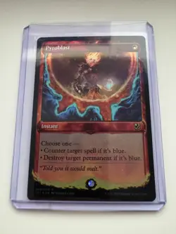 Pyroblast FOIL Signature Spellbook Chandra Card #005 NM - MTG ENG - Image 1