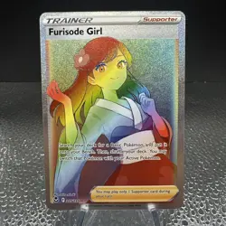 Furisode Girl (Secret) 205/195 Secret Rare SWSH12: Silver Tempest Pokemon TCG NM - Image 1