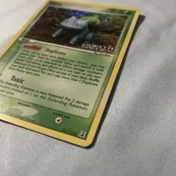 2005 POKEMON DITTO EX DELTA SPECIES 36/113 DITTO REV.HOLO STAMPED TCG - Image 3