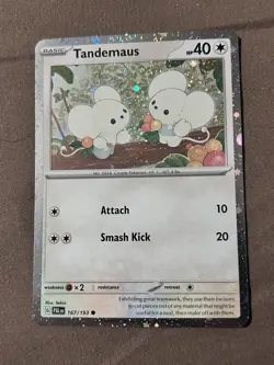 Pokemon TCG Tandemaus Pokemon Promos 167/193 Holo Promo Cosmos Holo Rare Promo - Image 1