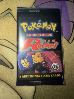 Wizards of the Coast Pokemon TCG Team Rocket Booster Pack 1st Edition 742818061742 - Image 1