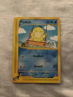 Pokemon Psyduck Aquapolis 104/147 Regular English 2002 Basic Common 50HP - Image 1