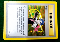 POKEMON TCG KOGA - Trainer - Gym Challenge 19/132 Unlimited HOLO Rare SWIRL - Image 1