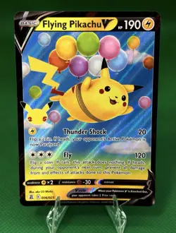 Flying Pikachu V 006/025 Pokemon Celebrations 25th Anniversary 2021 TCG - Image 1